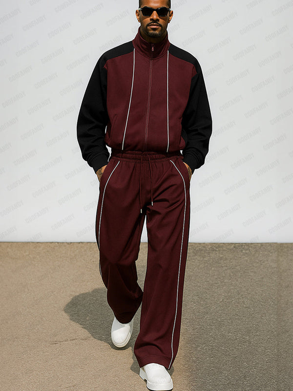 Conjunto Deportivo Color Block Casual