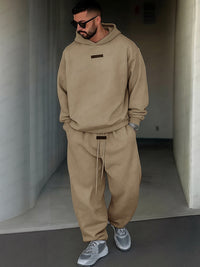 Conjunto Sudadera Capucha Pantalón Estilo Atlético