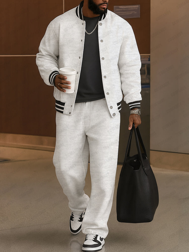 Conjunto Chaqueta Pantalón a Rayas Clásica