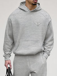 Conjunto Sudadera Capucha Pantalón Diario Suave