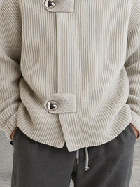 Cárdigan Punto Relaxed Fit Moderno