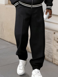 Conjunto Chaqueta Capucha Pantalón Estilo Street