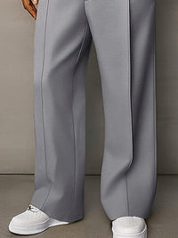 Pantalón Traje con Detalle de Botones Refinado