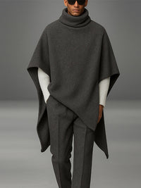 Conjunto Capa Capa Pantalón Cuello Alto Urbano