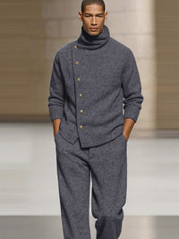Conjunto Pantalón Sudadera Cuello Alto Smart Casual