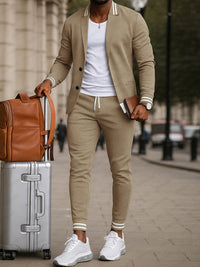 Conjunto Blazer Pantalón Estilo Atlético
