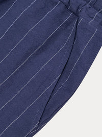 Conjunto Camisa Rayas Algodón Shorts Cómodo