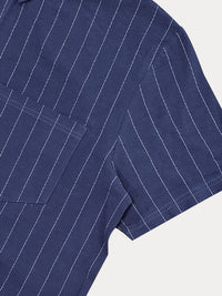 Conjunto Camisa Rayas Algodón Shorts Cómodo