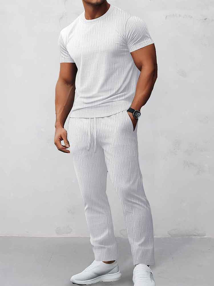 Conjunto Camiseta Pantalón Jacquard Deportivo