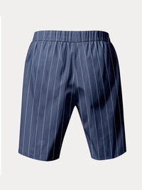 Shorts 100% Algodón con Rayas Casual