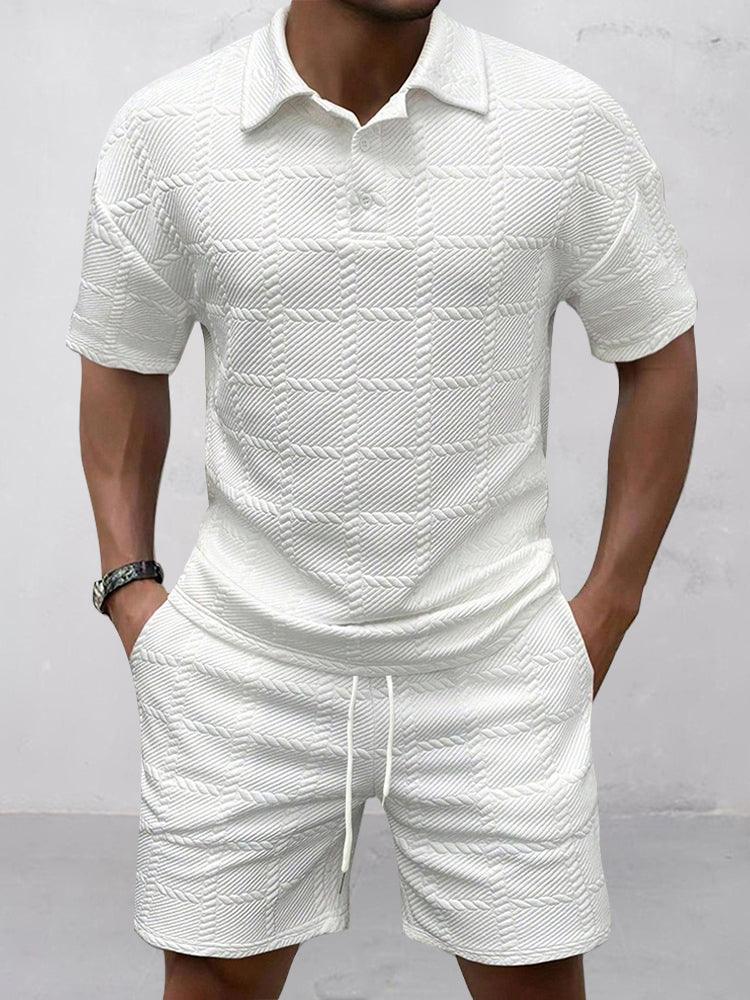Conjunto Jacquard Texturizado Smart Casual