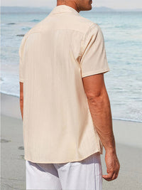 Camisa 100% Algodón Holgada Texturizada