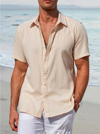 Camisa 100% Algodón Holgada Texturizada