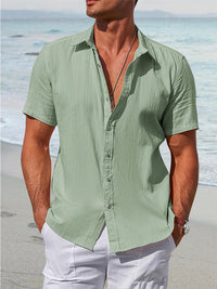 Camisa 100% Algodón Holgada Texturizada