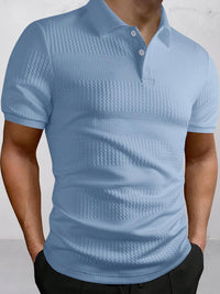 Polo Jacquard Texturizado Elegante
