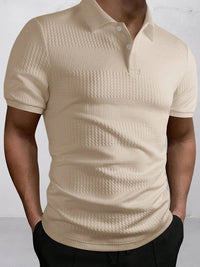 Polo Jacquard Texturizado Elegante