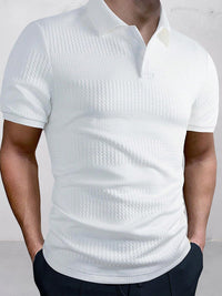 Polo Jacquard Texturizado Elegante