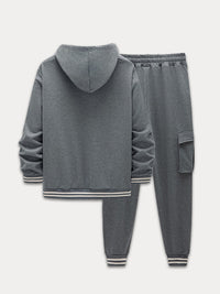 Conjunto Chaqueta Capucha Pantalón Deportivo