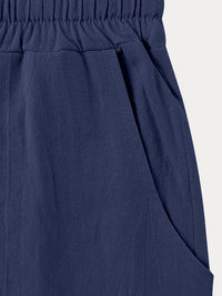 Pantalón Casual 100% Algodón con Cordón