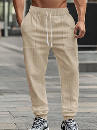Pantalón Jogger Jacquard Holgado Casual