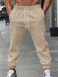 Pantalón Jogger Jacquard Holgado Casual
