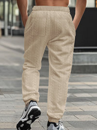 Pantalón Jogger Jacquard Holgado Casual
