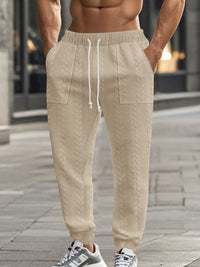 Pantalón Jogger Jacquard Holgado Casual