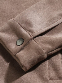 Chaqueta Ante Ocio Clásica Cómoda