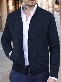Chaqueta Ante Ocio Clásica Cómoda