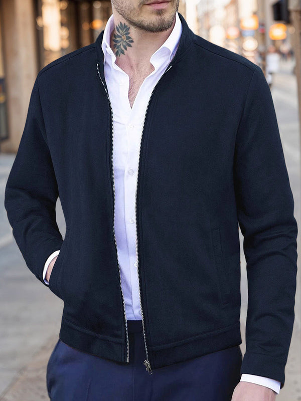 Chaqueta Ante Ocio Clásica Cómoda