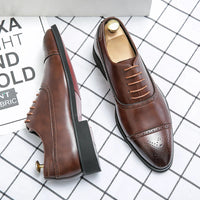 Oxford Royal Brogue · Zapatos de Cuero con Picados
