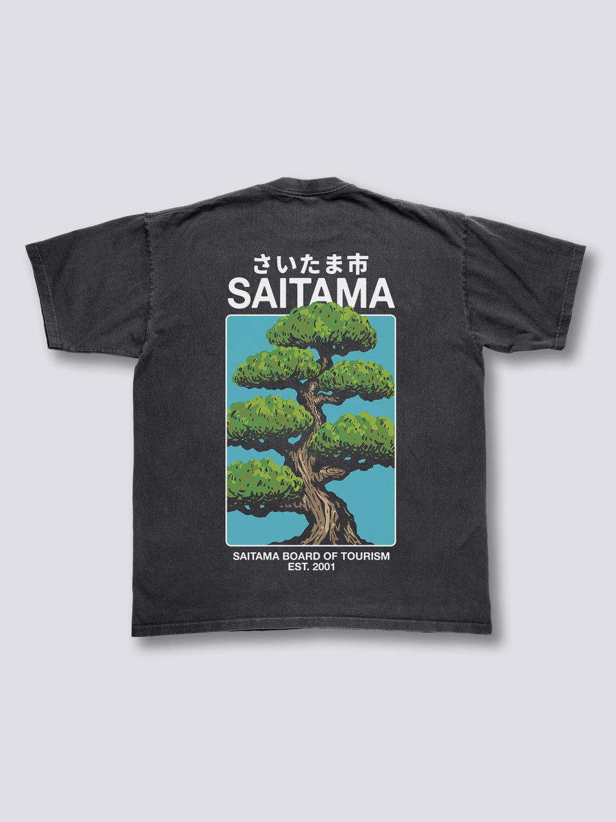 Saitama Bonsai Camiseta Vintage