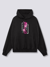 Estampado Frontal - Sakura Sudadera con Capucha