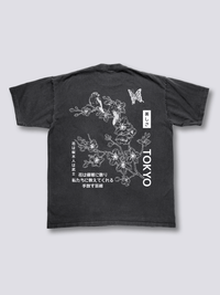 Sakura Florecer Camiseta Vintage