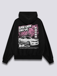 Sakura Conducción Sudadera con Capucha