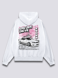 Sakura Conducción Sudadera con Capucha
