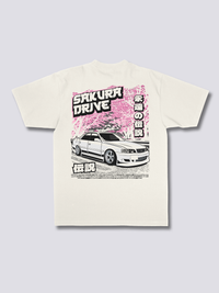 Sakura Conducción Camiseta