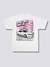 Sakura Conducción Camiseta