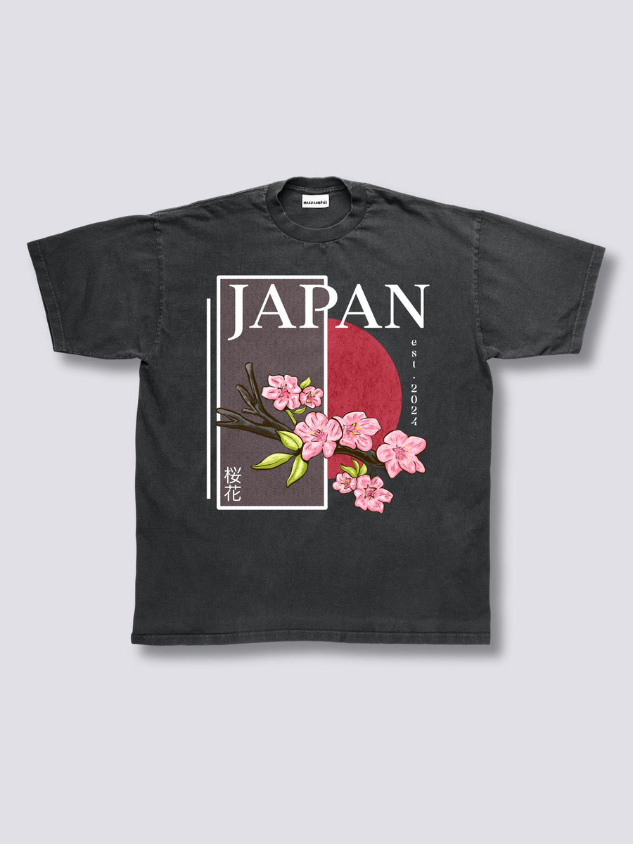 Estampado Frontal - Japón Camiseta Vintage