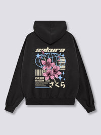 Sakura Style Sudadera con Capucha