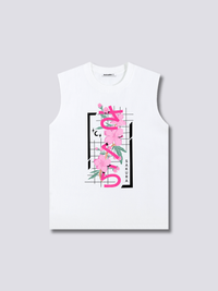 Estampado Frontal - Sakura Camiseta sin Mangas