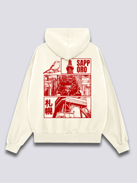 Vistas de Sapporo Sudadera con Capucha