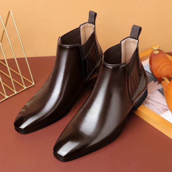 Peyton · Botines Chic de Cuero