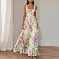 Oriah · Vestido Maxi Evásé con Flores