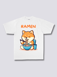 Estampado Frontal - Shiba Ramen Camiseta