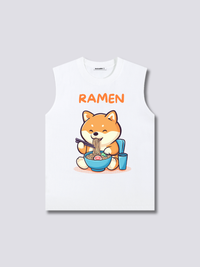 Estampado Frontal - Shiba Ramen Camiseta sin Mangas