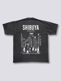 Shibuya Ciudad Camiseta Vintage