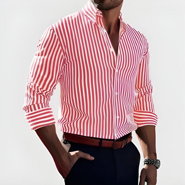 Logan · Camisa de Rayas Confidence