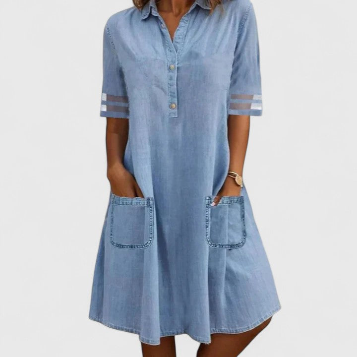 Brittany · Vestido Vaquero Favorecedor