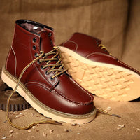 Müller · Botas de Cuero Genuino Retro